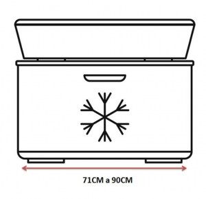 de 71 a 90cm